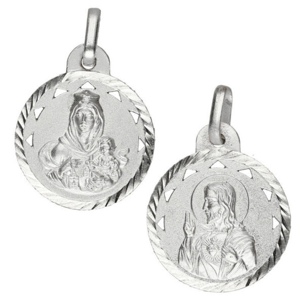 Medalla-Escapulario-Calado-plata925-1aLey-18mm-VCarmen-SCorazon