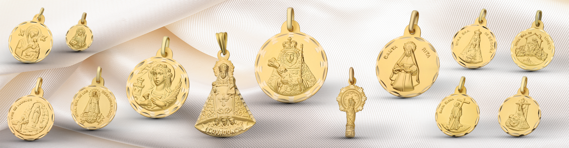 Medallas de Vírgenes