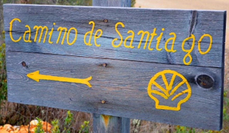 Medalla de oro plata CARTEL CAMINO DE SANTIAGO