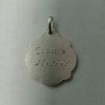 Medalla de oro plata GRAVADO 2 plata