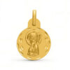 Medalla-Virgen-Nina-Colita-15mm-Oro-diamantado-clasico-circular