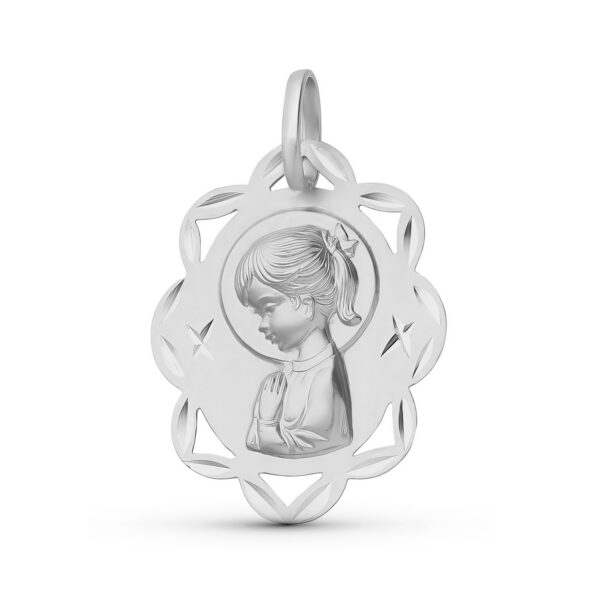 Virgen-Nina-colita-Nube-20x16-plata-925- 1ªley - 925