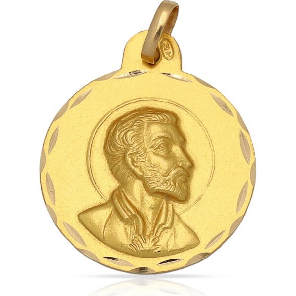 Medalla-San-Francisco-21mm-Oro 18k