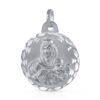 Virgen-Carmen-Sagrado-Corazon-Redondo-29mm-Diamantado-clasico-circular-Plata-925