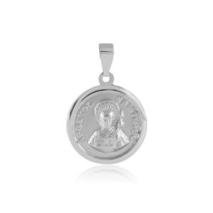 Medalla-religiosa-de-plata 1ª Ley-925-Santiago-Apostol-busto-14mm
