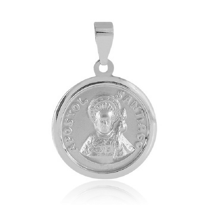 Medalla-religiosa-de-plata925-1ªLey-Santiago-Apostol-busto18mm