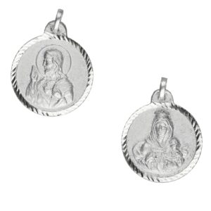 Medalla_Escapulario_plata_VCarmen_SagrCoraz18mm_Helice