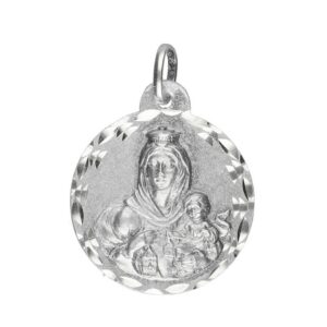 medalla-VCarmen-17mm-Diamantado-circular-clasico-Plata925
