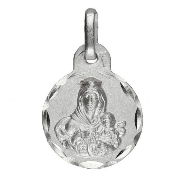 medalla-plata-escapulario-virgen-del-carmen-15mm-Borde-circular