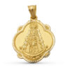 Medalla-Virgen-del-Rocio-Pandereta-40mm-Oro18k