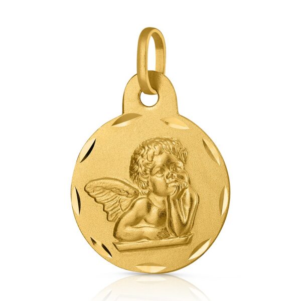 Medalla-Angel-de-la-guarda-17mm-Or