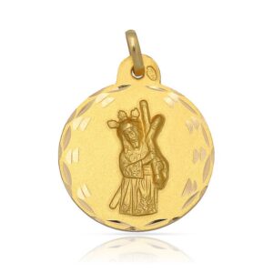 Medalla-Cristo-Gran-Poder-15mm-oro-18k