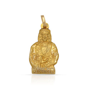 Medalla-Cristo-Medinaceli-Silueta-15mm-Oro-18k