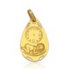 Medalla-Nino-Reloj-Gota-20x12mm-Oro18k