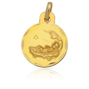 Bebe Cuna de Pajas Oro