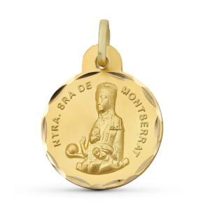 Medalla-Redonda-de-Ntra.-Sra.-Montserrat-de-17mm-de-oro