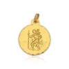 Medalla-San-Cristobal-15mm-Oro 18k