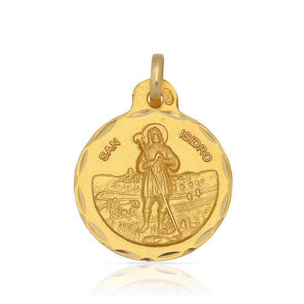 Medalla-San-Isidro-17mm-Oro.