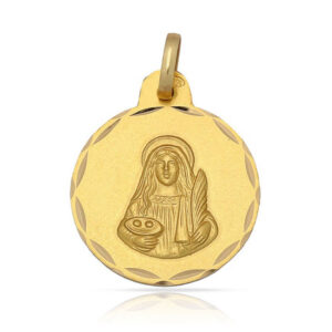 Medalla-Santa-Lucia-17mm-Oro-18k
