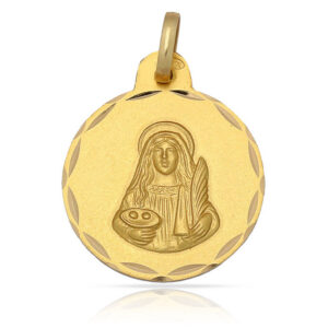 Medalla-Santa-Lucia-19mm-Oro-18k