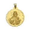 Medalla-Virgen-Carmen-Redonda-42mm-Diamantado-clasico-circular-Oro
