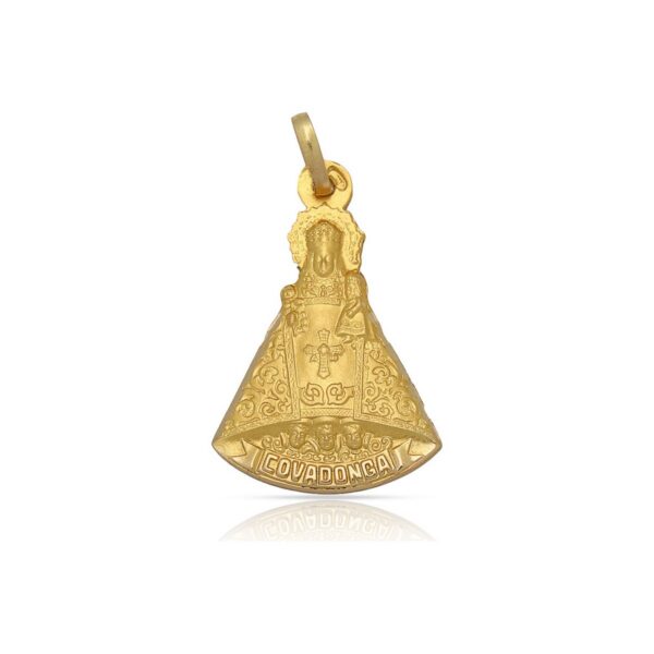 Medalla-Virgen-Covadonga-Silueta-20mm-Oro
