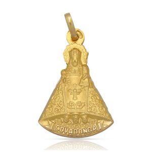 Medalla-Virgen-Covadonga-Silueta-30mm-Oro