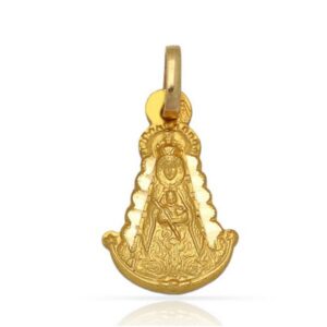Medalla-Virgen-del-Rocio-Silueta-20mm-Oro18k