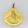 Medalla-de-San-Isidro-de-17mm-de-Oro