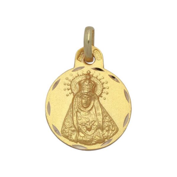 Medalla-redonda-Virgen-de-los-Dolores-13mm-oro18k