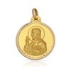 Medalla-Sagrado-Corazon-20mm-tallado-helice-Oro