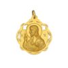 Medalla-Sagrado-Corazon-Pandereta-20mm-oro