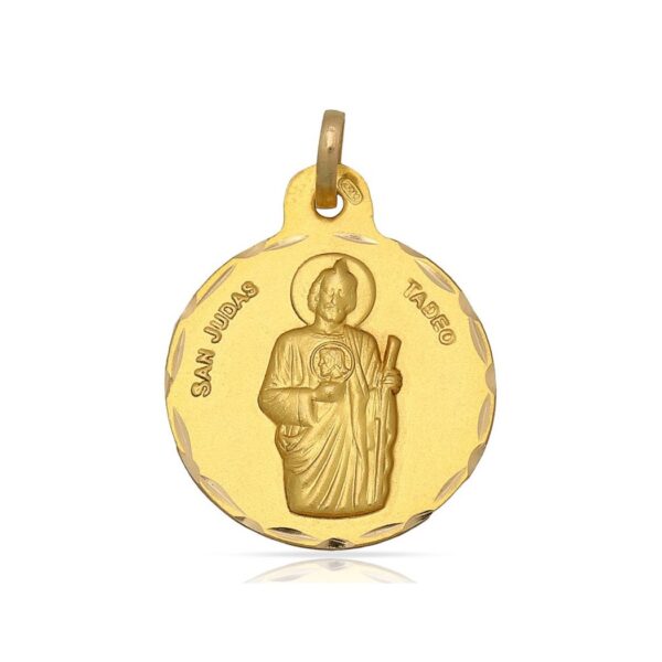 Medalla-San-Judas-Tadeo-15mm-Oro-18k