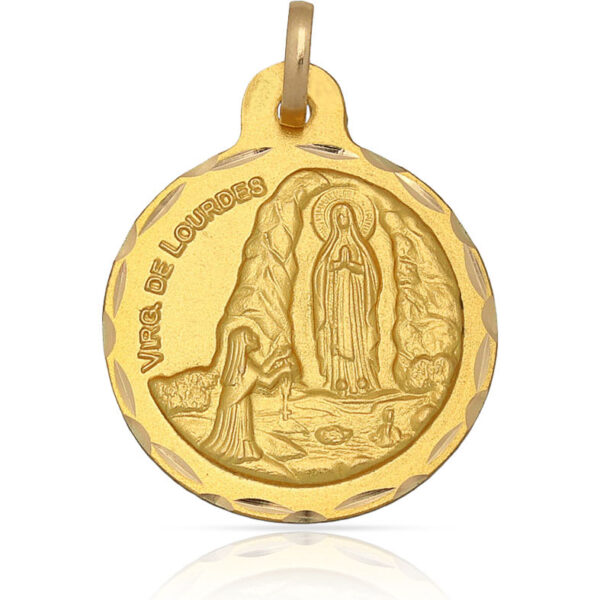Medalla-Virgen-de-Lourdes-21mm-Oro-18K