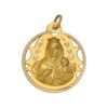 Medalla-Virgen-del-Carmen-Calada-24mm-Oro-18k