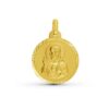 Medalla-redonda-Sagrado-Corazon-de-Jesus-20mm-diamantado-helice-oro-18k