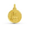 Medalla-redonda-Sagrado-Corazon-de-Jesus-22mm-diamantado-helice-oro-18k