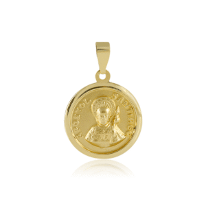 Medalla-religiosa-de-oro-Santiago-Apostol-busto-14mm