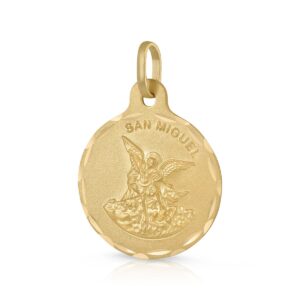 Medalla de Oro de San Miguel Arcangel con leyenda