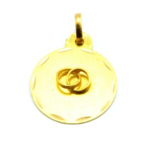 Medalla-colgante-oro-2-alianzas-