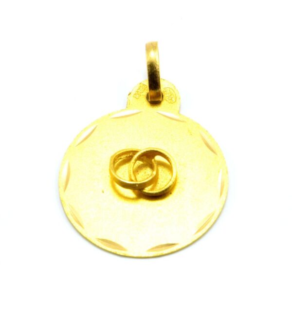 Medalla-colgante-oro-2-alianzas-