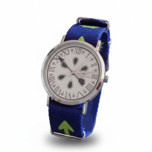Reloj del Camino de Santiago Plata 38mm NATO Concha Peregrino en Nailon.