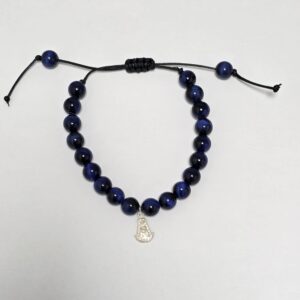 Pulsera Bolas Azul Virgen del Rocio