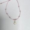 Pulsera-nudos-macrame-Rosa-Claro-Virgen-del-Rocio-Plata
